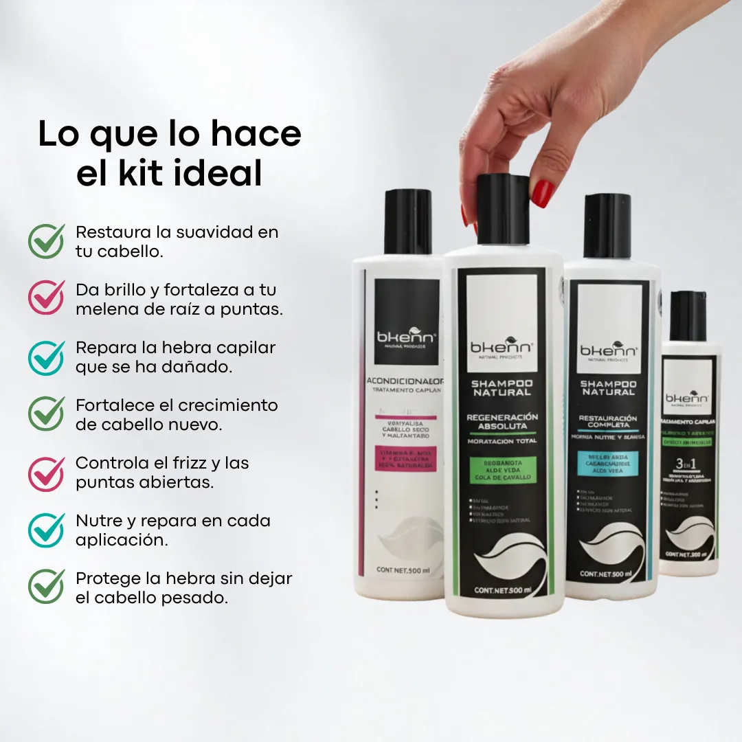 KIT CABELLO SALUDABLE